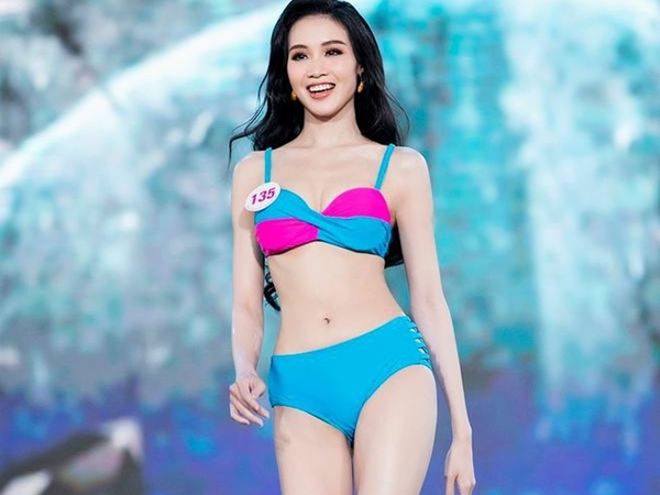Nhan sắc 'kẹo ngọt' của cô gái 20 tuổi, eo nhỏ nhất 58cm vào Chung kết Hoa hậu VN 2020