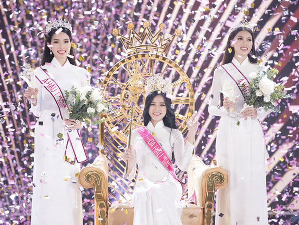 Chung kết HHVN 2020 chọn áo dài trắng nhạt nhoà làm trang phục đăng quang, khiến người xem thắc mắc: 'Giải Hoa khôi trường hay gì?'