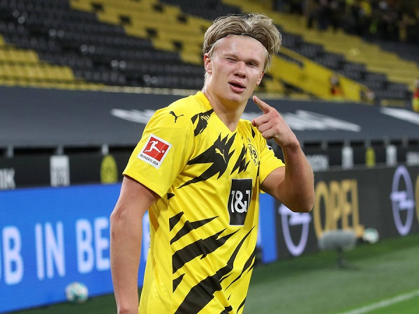 Haaland lập 'poker' mừng giải Golden Boy 2020