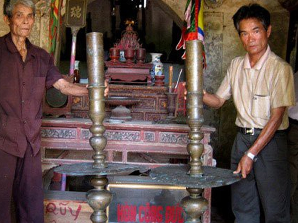 Độc đáo báu vật cổ chùa Bạch Tượng Thanh Hóa