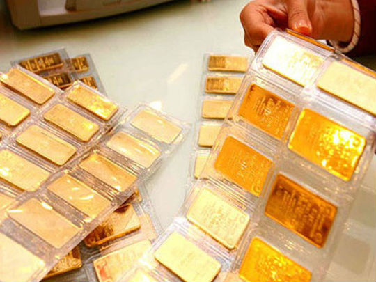 Giá vàng trong nước lao dốc mạnh