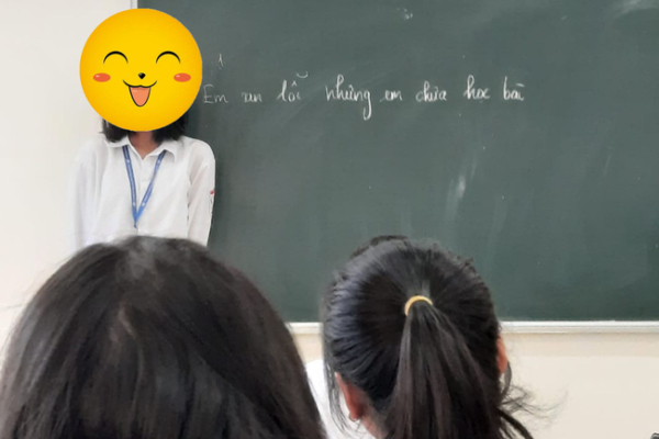 Bị gọi lên trả bài không thuộc, nữ sinh chỉ để lại một câu mà ai xem cũng bật cười