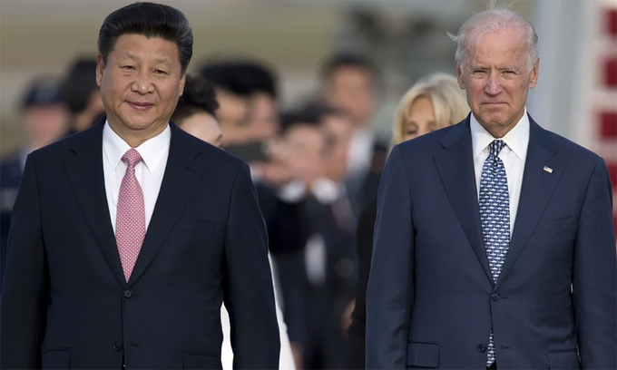 Tập Cận Bình chúc mừng Joe Biden đắc cử