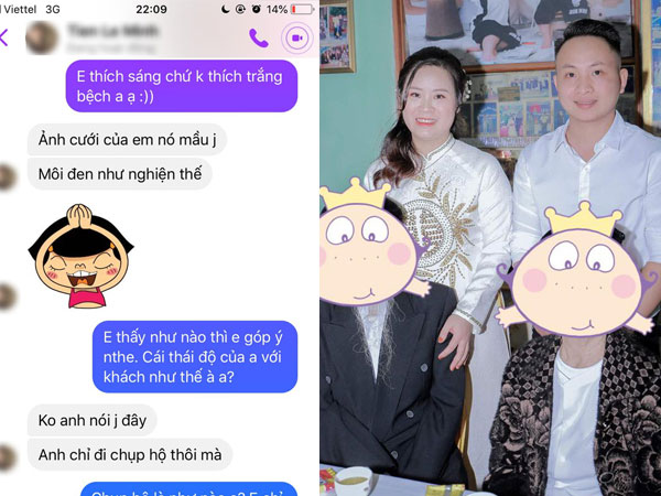 Xôn xao câu chuyện nhiếp ảnh chê cô dâu 'môi thâm như nghiện', tuyên bố 800k chỉ 2 lần nháy và kiên quyết không chỉnh sau khi bị phàn nàn về nước ảnh