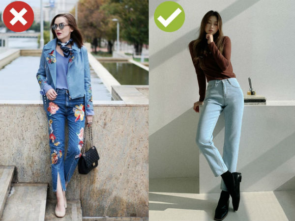 4 kiểu quần jeans có cho cũng không lấy vì diện lên lôi thôi, lỗi mốt và dễ còn tố sạch nhược điểm đôi chân