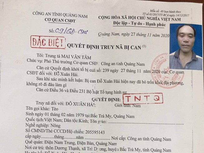 Truy nã kẻ dùng súng bắn 4 người thương vong