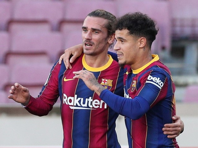 Messi, Griezmann tỏa sáng, Barca vùi dập Osasuna trên sân nhà