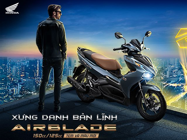 Honda Air Blade 2021 có tem, màu mới thêm thể thao và cao cấp, giá từ 41 triệu đồng