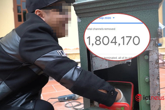 Hơn 170.000 video của người Việt đã bị YouTube gỡ bỏ trong quý III/2020