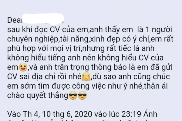 Gửi CV được khen tới tấp nhưng cô gái vẫn không được nhận việc vì một lý do mà ai cũng mắc