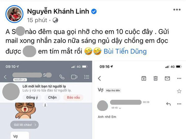 Thấy vợ bị trai lạ trách móc sao lại đi lấy chồng, Bùi Tiến Dũng liền có hành động khiến kẻ bịa đặt 'tắt điện'