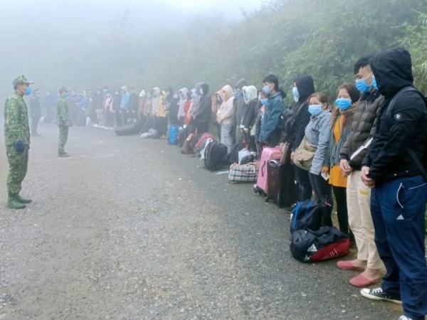Hà Giang phát hiện, bắt giữ và cách ly 117 công dân nhập cảnh trái phép