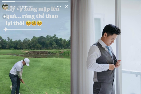 Phan Thành cũng không thoát cảnh phát tướng sau khi lấy vợ, mới dăm bữa đã lên mạng 'bán than'