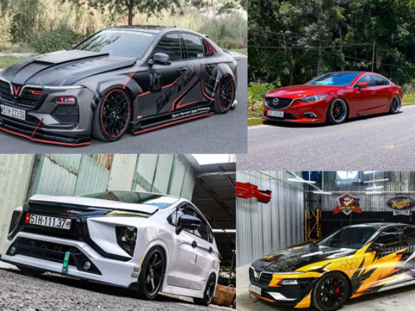 Loạt xe độ  hạ gầm theo phong cách siêu xe cực độc ở Việt Nam