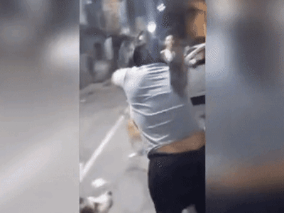 Video: Trông thấy 2 cô gái đánh lộn, đội chó hoang tranh thủ lao vào 'ăn hôi' cắn tụt quần nạn nhân