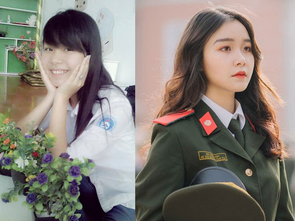 Thủ khoa khối C 4 năm trước: Gây sốt với ảnh quân phục, xem ảnh thời 'trẻ trâu' phải thốt lên lột xác thành công quá!