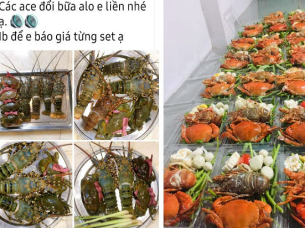 Mâm hải sản gồm tôm hùm, ghẹ, cua, mực... bán rẻ 'không tưởng': Chỉ từ 200.000 đồng