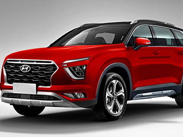 Hé lộ những hình ảnh đầu tiên của chiếc Hyundai Creta 7 chỗ