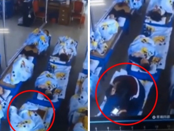 Video: Cô giáo ngồi lên đầu bé 5 tuổi để ép ngủ