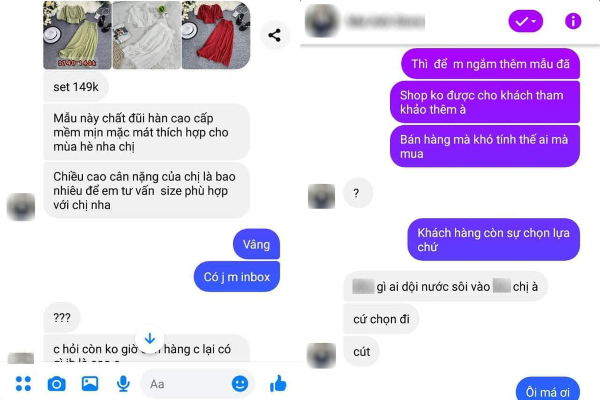 Xôn xao khách mua hàng online bị shop quần áo chửi, đuổi ngang rồi block: Tầm này buôn bán vì đam mê thôi?