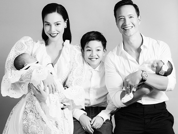 Cường Đôla chúc mừng Hồ Ngọc Hà mang song thai