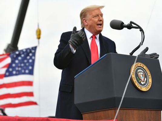 Tổng thống Trump nói máy bỏ phiếu gặp vấn đề khiến ông mất 'chiến thắng áp đảo'