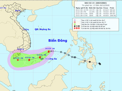 UBND TP HCM ra công văn khẩn, chỉ đạo ứng phó bão số 14