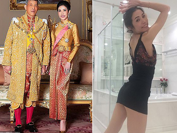 Ảnh bị rò rỉ của Hoàng quý phi Thái Lan