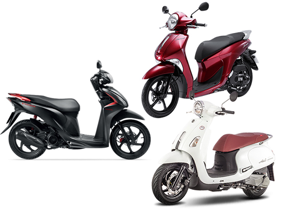 Xe tay ga cho nữ sắm Tết: So đũa 4 cái tên được ưa chuộng