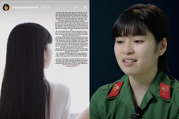 Khánh Vân Sao Nhập Ngũ: Giờ mà trùm mền khóc thì bõ công các chị chữa bệnh 'bánh bèo' nên mình lên tiếng