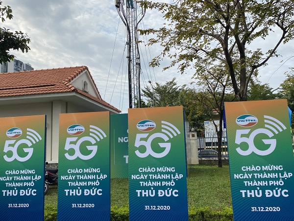Người dân TP Thủ Đức được sử dụng dịch vụ 5G
