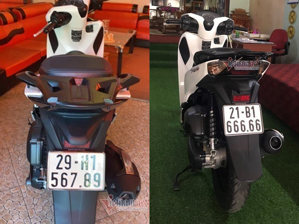 Loạt xe Honda SH biển số VIP giá đắt gây sốt