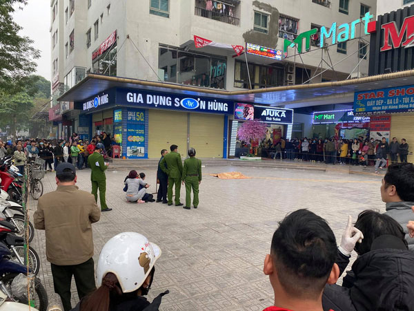 Người đàn ông rơi từ tầng 15 chung cư HH Linh Đàm tử vong
