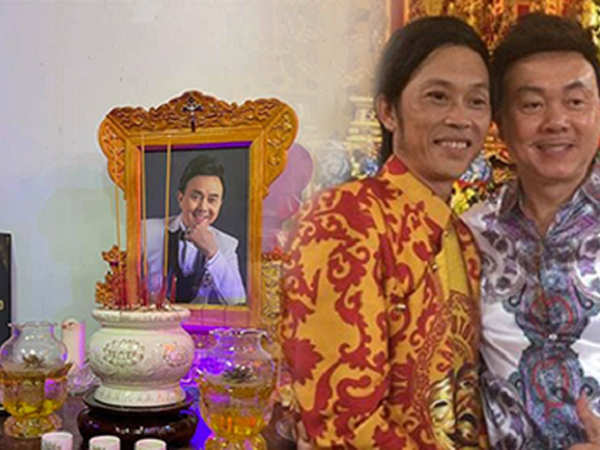 NS Hoài Linh đặt nơi thờ phụng NS Chí Tài tại đền thờ Tổ 100 tỷ, còn chuẩn bị món đồ gây xúc động đặt cạnh di ảnh