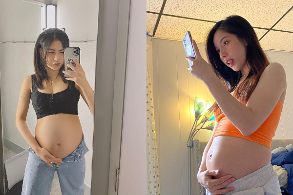 Bất chấp chuyện bầu bì, hội gái đẹp đã xinh lại càng thêm xinh