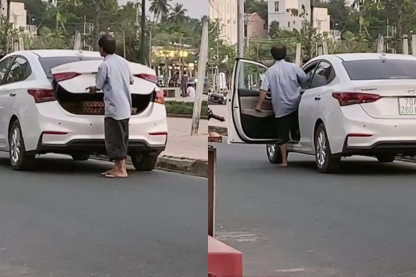 Chủ hàng trứng vỉa hè mang dép kẹp, lái ô tô trắng đi giao trứng gà nhưng bước xuống xe cực kỳ thần thái khiến ai cũng ngỡ ngàng
