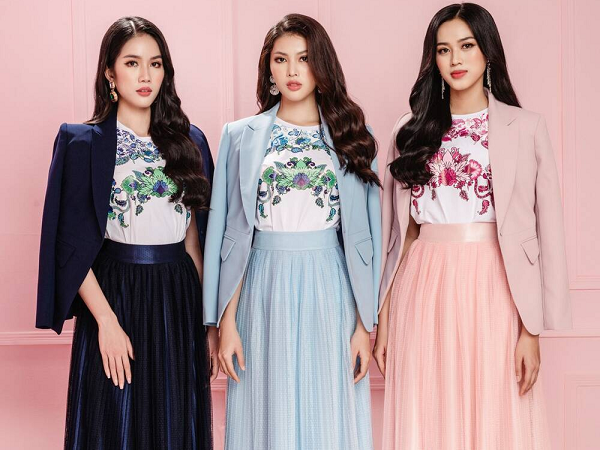 Hoa hậu Đỗ Thị Hà đọ sắc cùng Á hậu Phương Anh, Ngọc Thảo