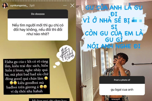 Netizen tò mò về gu kiếm bồ mới của cặp đôi nổi tiếng với loạt Vlog trên ô tô sau chia tay, câu trả lời trái ngược của cả hai gây chú ý