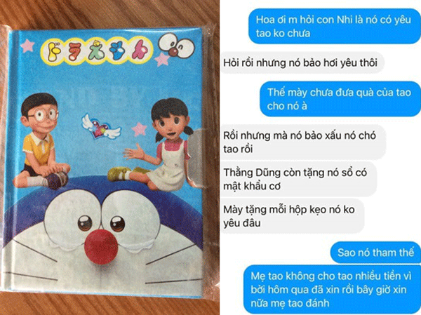 Học sinh lớp 5 đã nhắn tin yêu đương thề nguyền, câu hứa hẹn sau 20 năm khiến tất cả bật cười