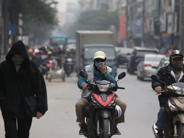Ô nhiễm không khí Hà Nội kéo dài