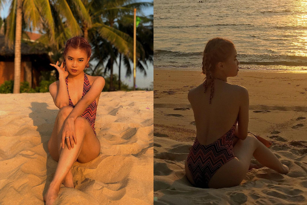 Pháo khoe dáng chuẩn với bikini, dân tình xôn xao 'nhờ vậy mà đỡ lạnh'