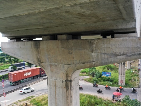 Thêm gối dầm cầu Metro Số 1 bị sự cố
