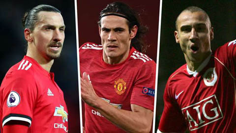 Với Cavani, M.U đã có một sát thủ săn bàn giống Ibrahimovic và Larsson