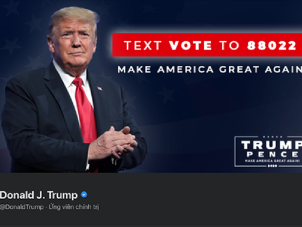Facebook bất ngờ mở lại tài khoản cho ông Trump, nhưng không còn công nhận là Tổng thống Hoa Kỳ