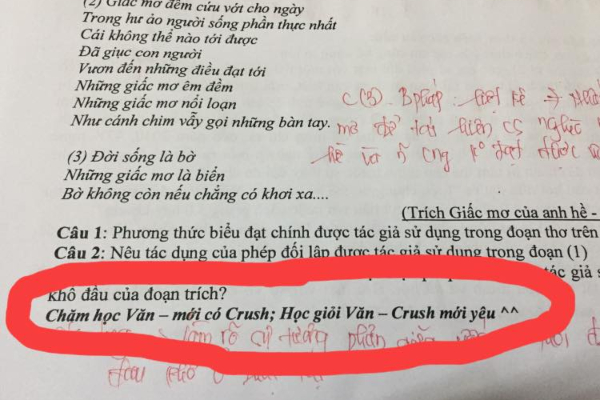 Chỉ với 1 câu, giáo viên khiến học sinh quyết tâm học cho thật giỏi môn Văn