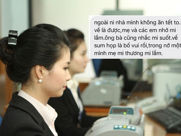 Con gái làm ngân hàng buồn vì thưởng Tết ít, ông bố gửi tin nhắn cực 'ấm lòng' khiến cô chỉ muốn lao ngay về nhà