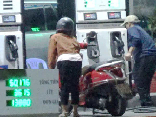 Điều tra: Trộm tiền của khách mua xăng bằng cách bơm nối số