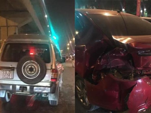 Truy tìm tài xế ô tô gây tai nạn rồi bỏ chạy ở Hà Nội