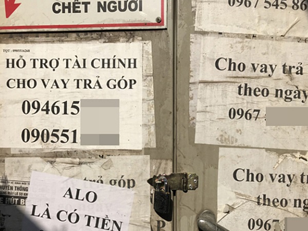 Khốn khổ vì vay tín dụng đen lãi suất hơn 500% một năm