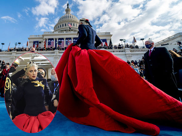 Lady Gaga gây sốt với màn xuất hiện ấn tượng trong lễ nhậm chức của Tổng thống Mỹ Joe Biden